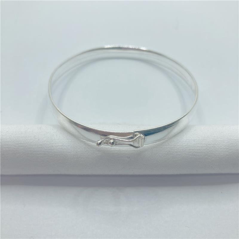 BRACELETE LISO ARO MEIA CANA 6MM