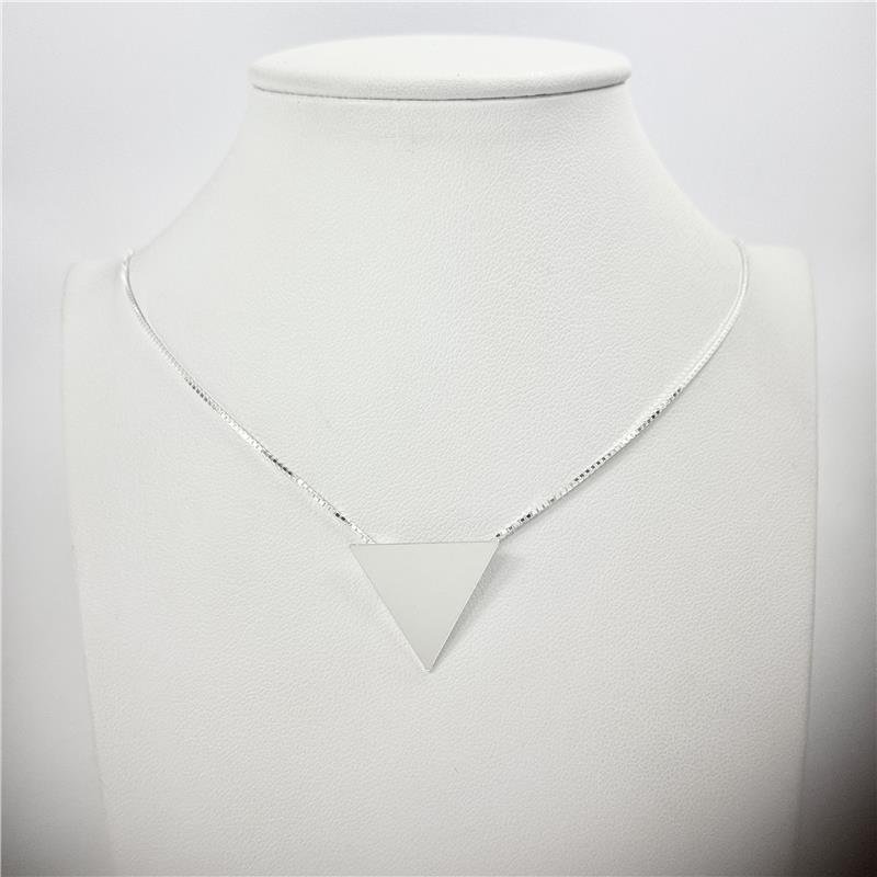 COLAR LISO TRIANGULO 1,8CM 40+5CM
