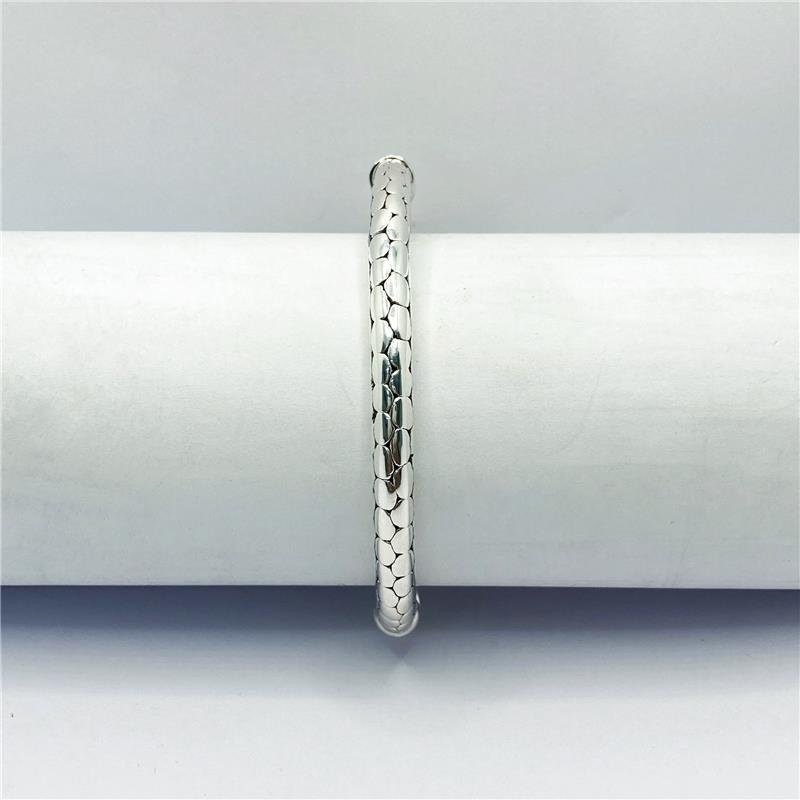 BRACELETE LISO ELETROFORMAÇÃO TRABALHADO 6MM