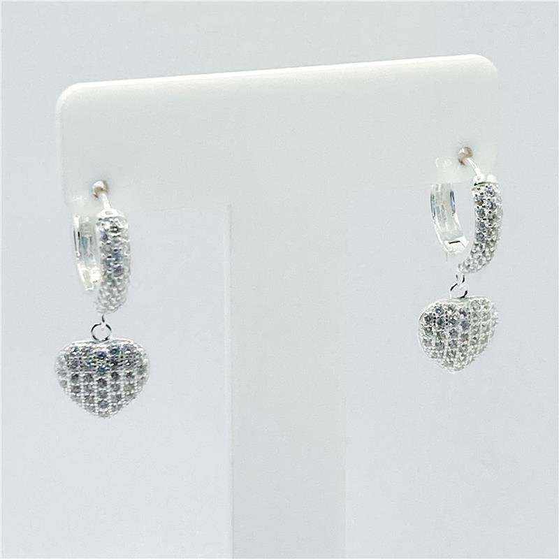 ARG LISA LAP 3,2MM X 1,3CM COM CORAÇÃO PEND 9MM