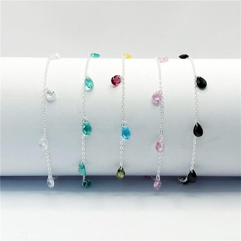 PULS LISA LAP 7 PEDRAS GOTAS 4X6MM 16+5CM