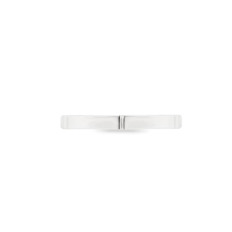 BRACELETE LISO OCO QUADRADO ARO RETANGULAR 7MM