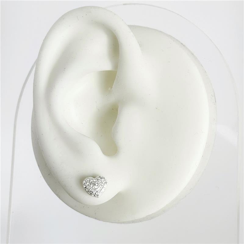 BR LISO LAP CORAÇÃO CRAVEJADO 6MM