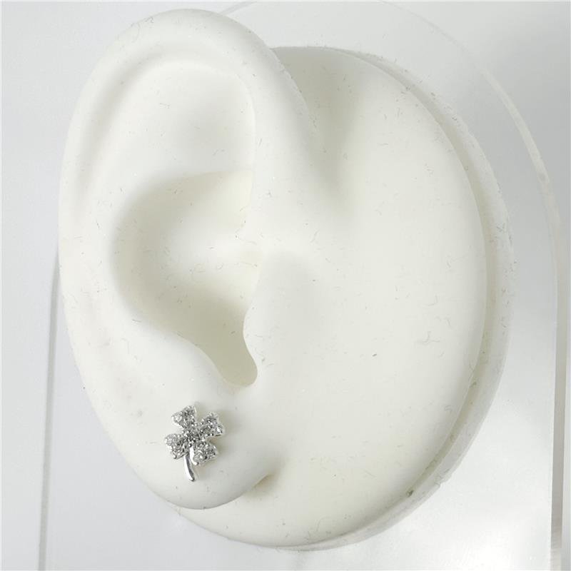 BR LISO LAP TREVO DE 4 FOLHAS 7MM X 9MM