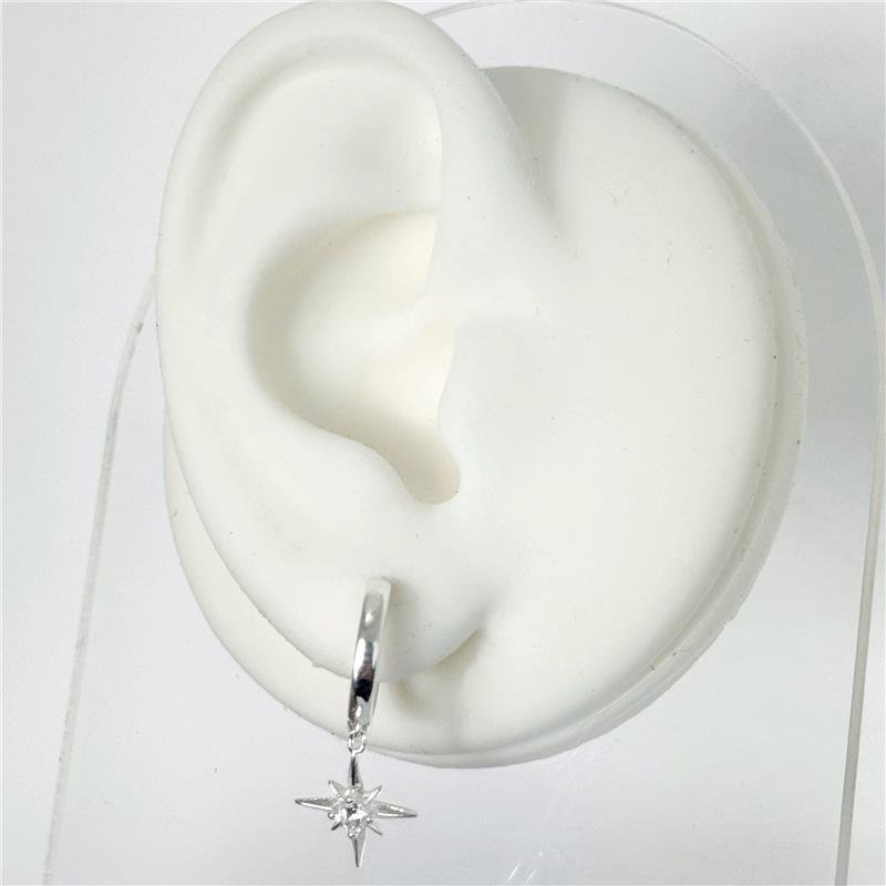 ARG LISA LAP 2MM X 1,3CM COM ESTRELA PTO DE LUZ PENDURADA