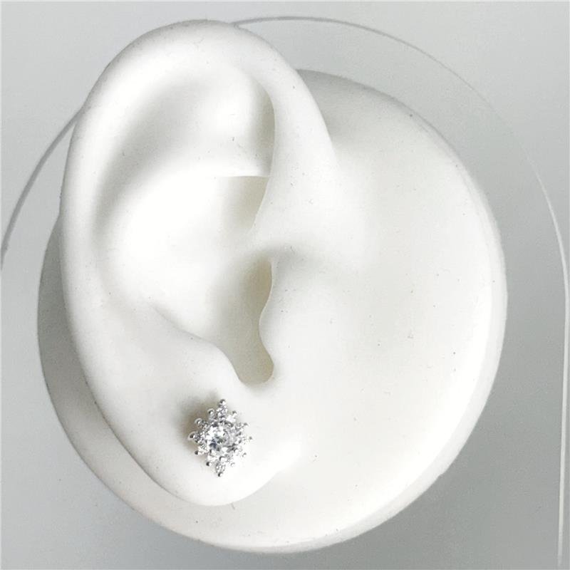 BR LISO LAP LOSANGO COM PEDRA CENTRAL 9MM