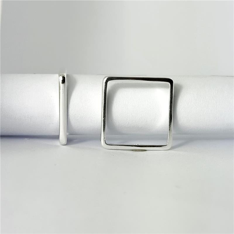ANEL LISO QUADRADO 2MM