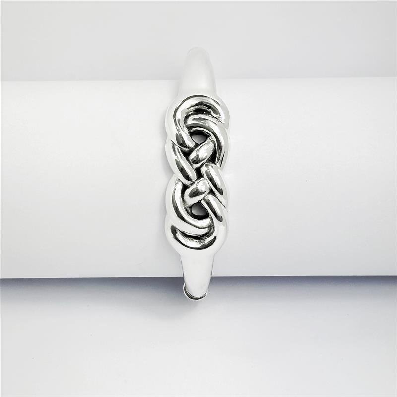 BRACELETE LISO ELETROFORMAÇÃO ENTRELAÇADO