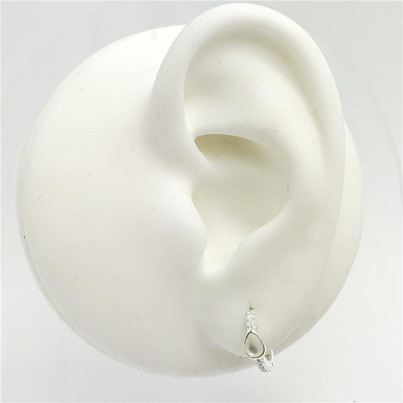 ARG LISA LAP CRAVEJADA PEDRA GOTA 2MM X 1,1CM