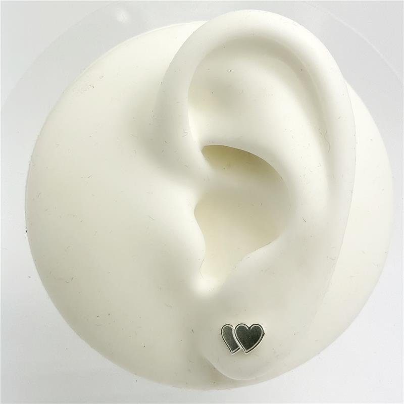 BR LISO 2 CORAÇÕES 5MM X 8MM TARRAXA BABY