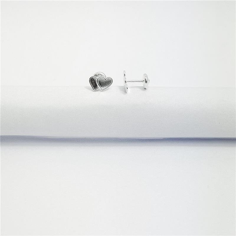BR LISO 2 CORAÇÕES 5MM X 8MM TARRAXA BABY