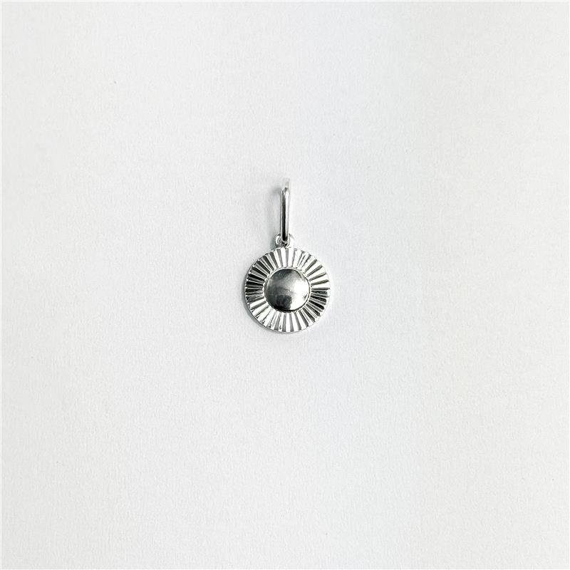 PING LISO REDONDO COM CIRCULO CENTRAL TEXTURA RISCOS 1,2CM