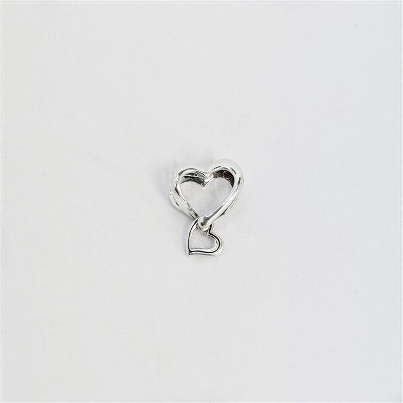 BERLOQUE LISO CORAÇÃO VAZADO + CORAÇÃO PENDURADO