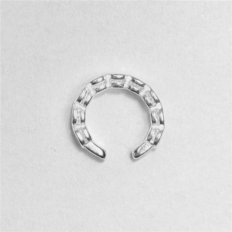 PIERCING FAKE LISO LAP PONTOS DE LUZ 2,5MM X 1,2CM