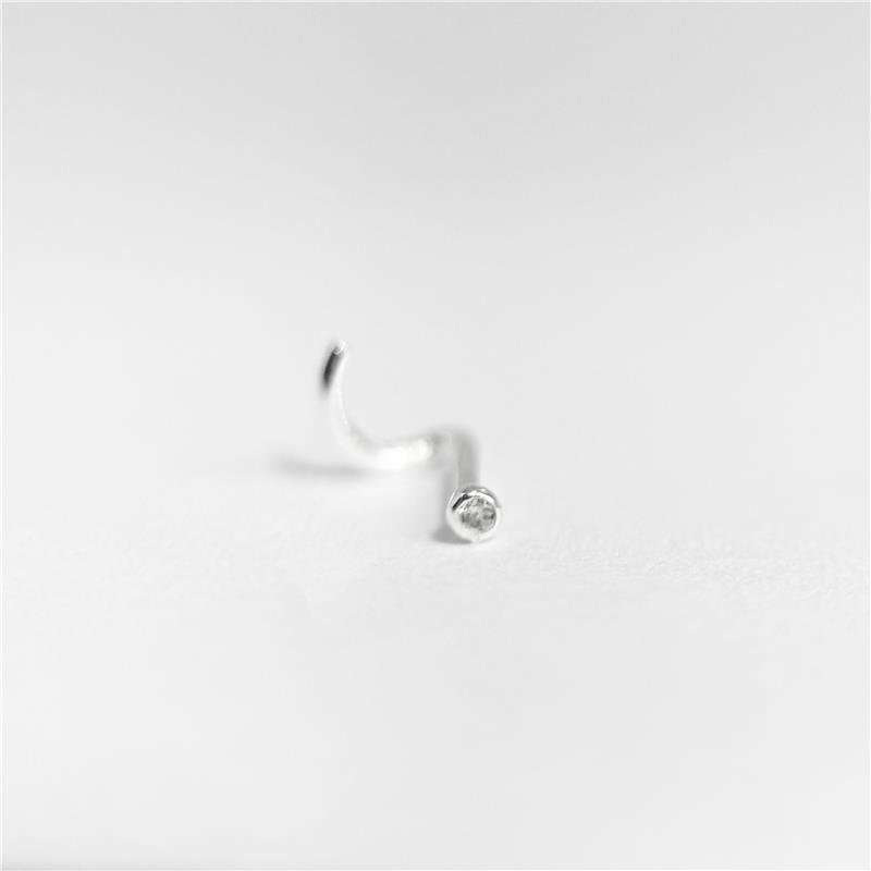 PIERCING NARIZ LISO LAP PONTO DE LUZ 1MM