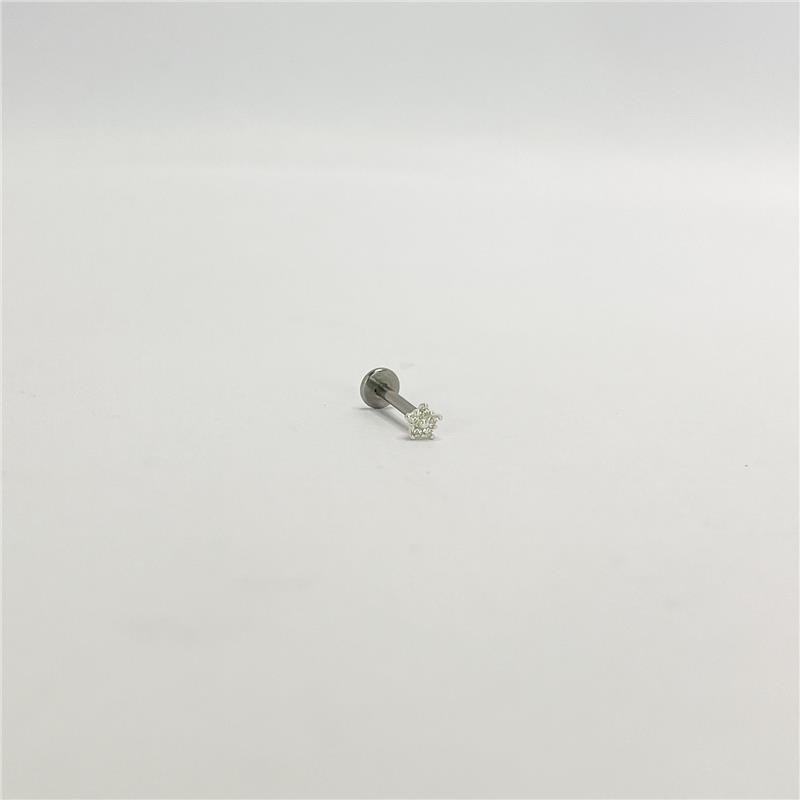PIERCING LISO LAP FLOR 3MM