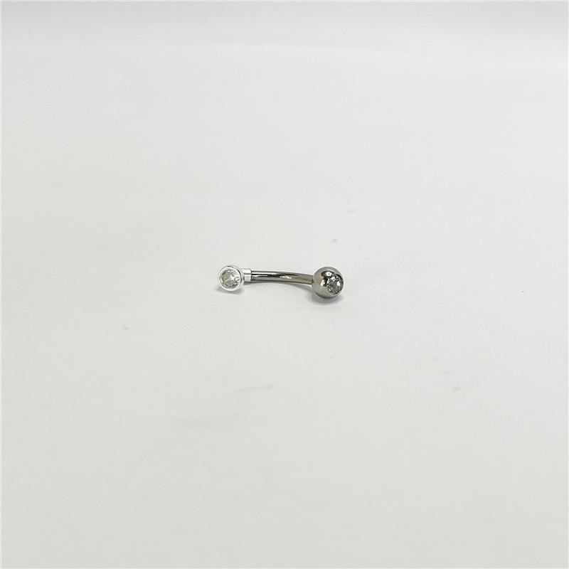 PIERCING LISO LAP PTOS DE LUZ REDONDOS 5MM E 4MM