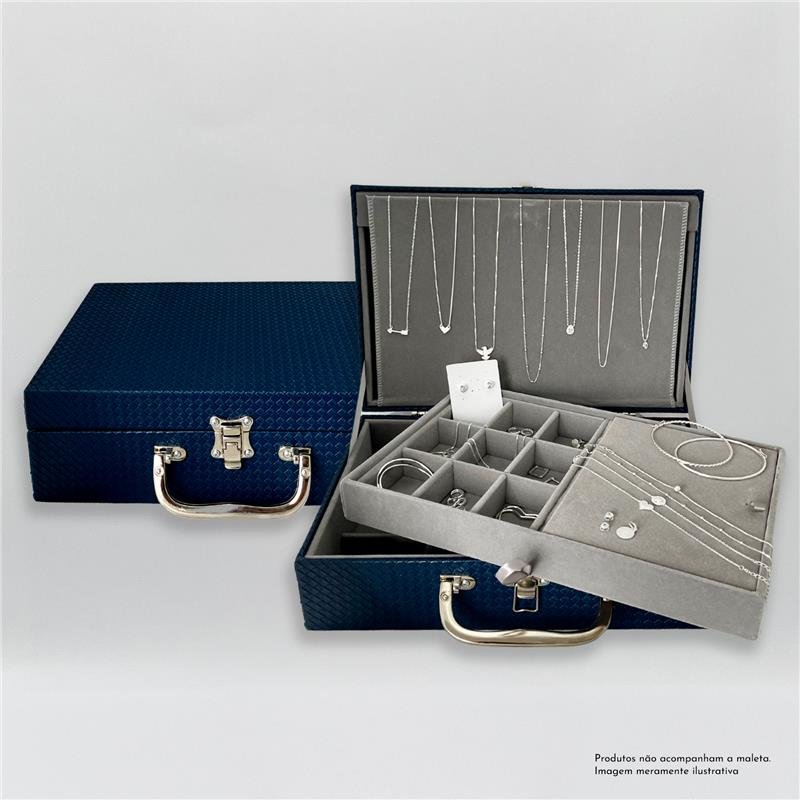 MALETA MÉDIA DUPLA 30CM X 20CM X 9,7CM