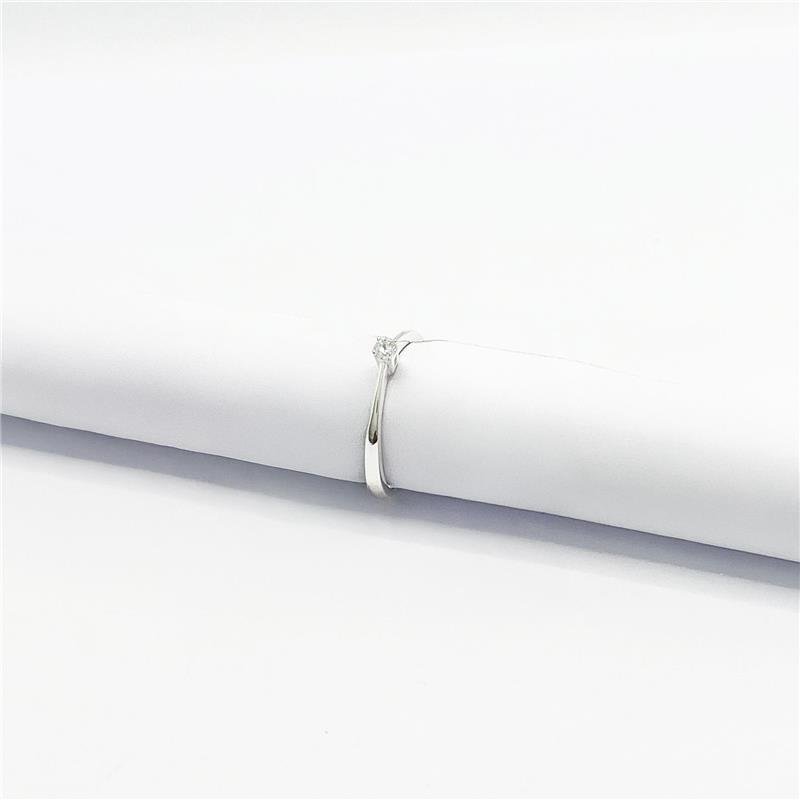 ANEL LISO LAP SOLITÁRIO 2,8MM 4 GARRAS