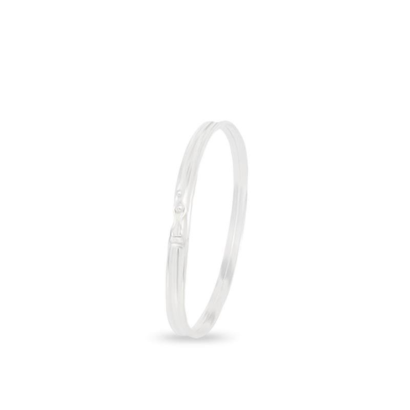 BRACELETE LISO ARO QUADRADO 3 FIOS 5MM