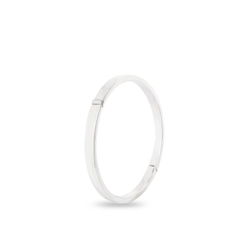 BRACELETE LISO OCO REDONDO ARO RETANGULAR 5,5MM