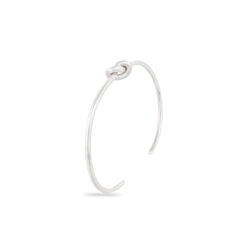 BRACELETE LISO NÓ ARO REDONDO 2,5MM